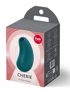 Вакуумний стимулятор з вібрацією Fun Factory Cherie Bottle Green, 11 + 12 режимів роботи, перезаряджуваний