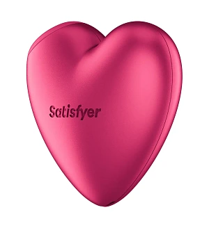 Вакуумний стимулятор-серце з вібрацією Satisfyer Cutie Heart Battery Series