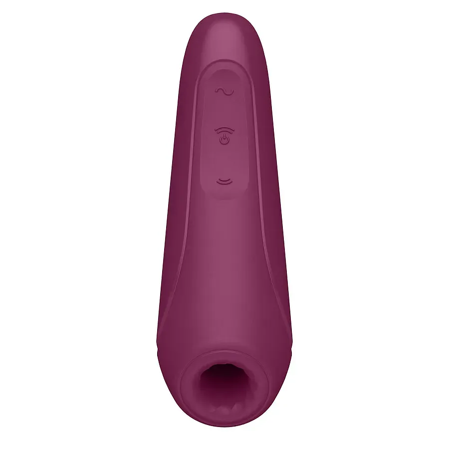 Вакуумний кліторальний стимулятор Satisfyer Curvy 1+ Rose Red з керуванням через інтернет