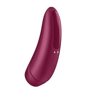 Вакуумний кліторальний стимулятор Satisfyer Curvy 1+ Rose Red з керуванням через інтернет