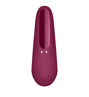 Вакуумний кліторальний стимулятор Satisfyer Curvy 1+ Rose Red з керуванням через інтернет