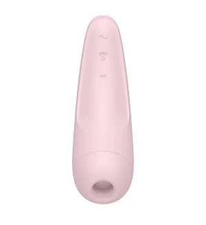 Вакуумний кліторальний стимулятор Satisfyer Curvy 2+ Pink з керуванням через інтернет