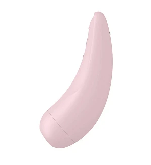 Вакуумний кліторальний стимулятор Satisfyer Curvy 2+ Pink з керуванням через інтернет