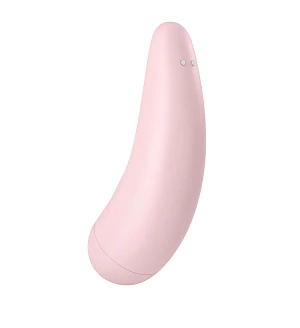 Вакуумний кліторальний стимулятор Satisfyer Curvy 2+ Pink з керуванням через інтернет