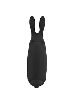 Віброкуля Adrien Lastic Pocket Vibe Rabbit Black зі стимулювальними вушками