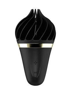 Морозиво-спінатор Satisfyer Lay-On - Sweet Treat Black/Gold, 10 режимів роботи, водонепроникний