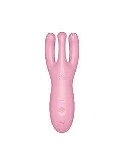 Кліторальний смарт-вібратор Satisfyer Threesome 4 Blue з трьома пальчиками