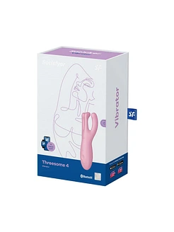 Кліторальний смарт-вібратор Satisfyer Threesome 4 Blue з трьома пальчиками