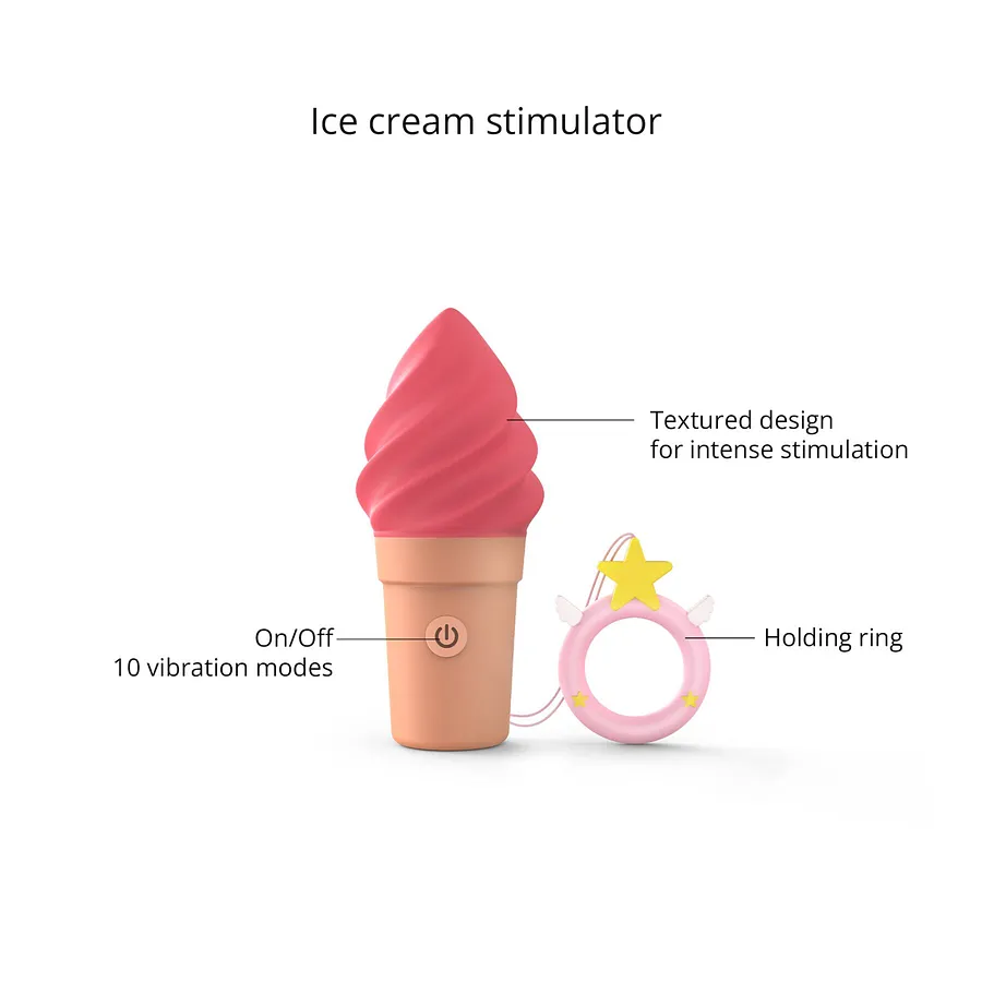 Вібратор-морозиво Love To Love CAND'ICE — VANILLA POP