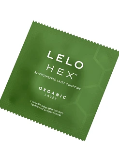 Презервативи LELO HEX Condoms Organic 12 Pack, тонкі та суперміцні
