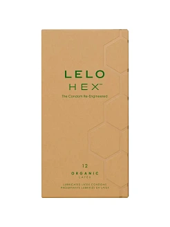 Презервативи LELO HEX Condoms Organic 12 Pack, тонкі та суперміцні