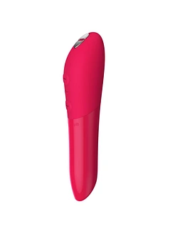 Потужна віброкуля Tango X Cherry Red by We-Vibe, 7 режимів вібрації, 8 рівнів інтенсивності