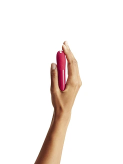 Потужна віброкуля Tango X Cherry Red by We-Vibe, 7 режимів вібрації, 8 рівнів інтенсивності