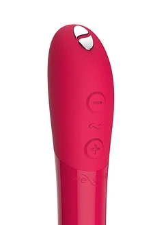 Потужна віброкуля Tango X Cherry Red by We-Vibe, 7 режимів вібрації, 8 рівнів інтенсивності