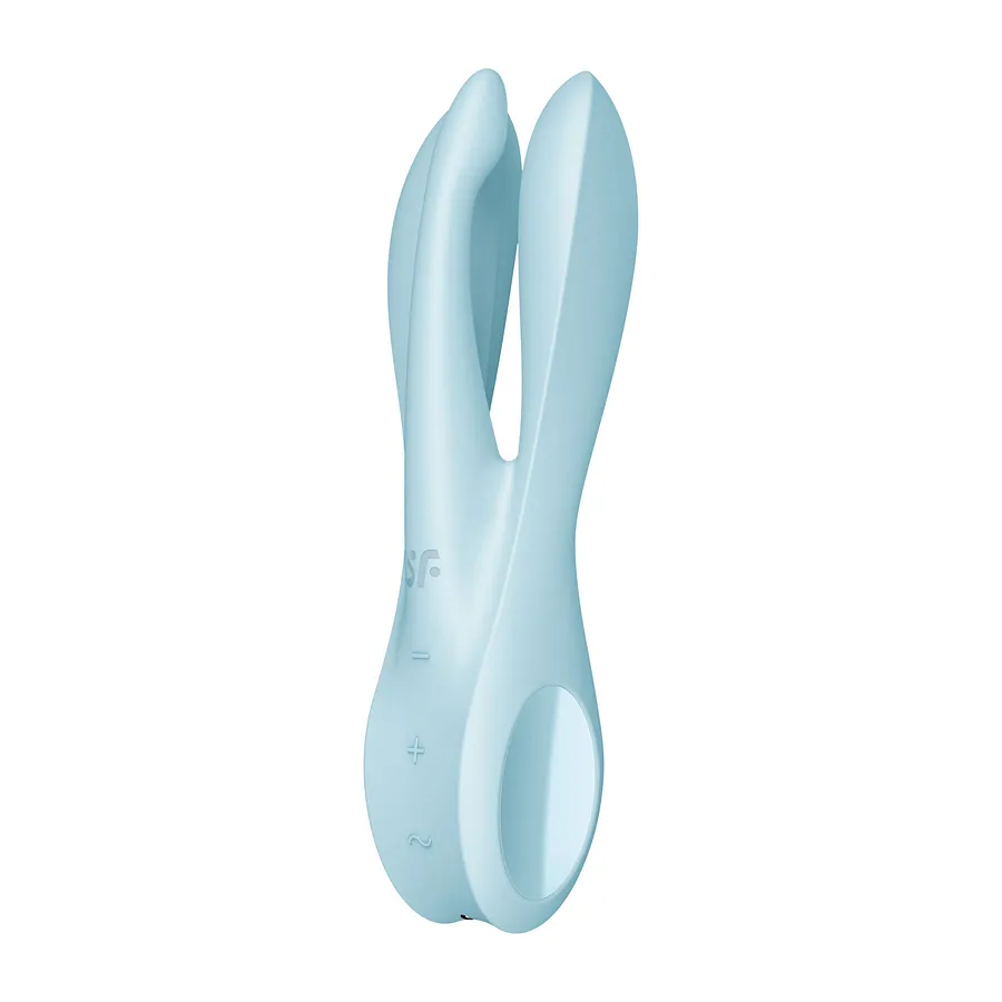 Кліторальний вібратор Satisfyer Threesome 1 Pink з трьома гнучкими пальчиками