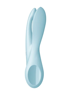 Кліторальний вібратор Satisfyer Threesome 1 Pink з трьома гнучкими пальчиками