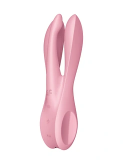 Кліторальний вібратор Satisfyer Threesome 1 Pink з трьома гнучкими пальчиками