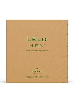 Презервативи LELO HEX Condoms Organic 36 Pack, тонкі та суперміцні