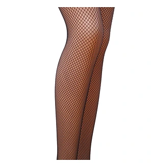 Колготки в сіточку без виділених трусиків Passion TI020 типу Кабаретка (fishnet), nero
