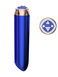 Віброкуля Swan Maximum + Comfy Cuff Blue, суперпотужна, різна інтенсивність, силіконова манжета