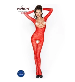 Бодістокінг Passion BS031 , комбінезон з відкритими грудьми