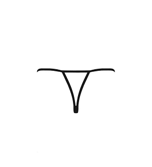Трусики мереживні з доступом Passion Exclusive VIOLANTE THONG
