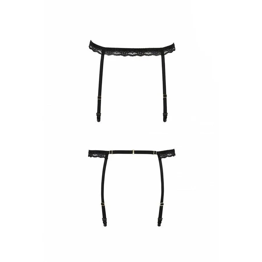 Пояс-стрепи для панчіх Passion Exclusive SHELLY GARTER BELT