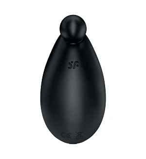 Вібратор для зовнішньої стимуляції Satisfyer Spot On 2 Black, дуже потужний, гнучкий відросток