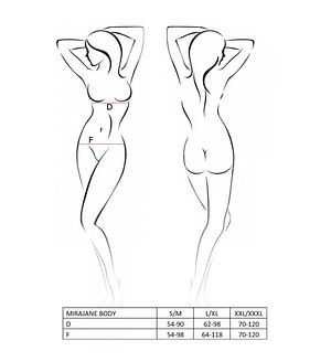 Ажурний боді Passion AZALIA BODY