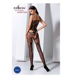 Ажурний бодістокінг з інтимними вирізами Passion BS076