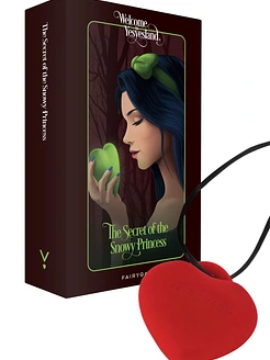 Мінівібратор «Сердечко» FairyGasm PleasureStone blue, 9 режимів, на шнурку