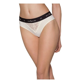 Трусики з широкою гумкою і мереживом Passion PS001 PANTIES , ecru