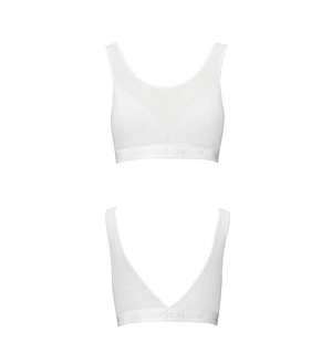 Топ з прозорою вставкою Passion PS002 TOP , white