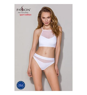 Спортивний топ з прозорою вставкою Passion PS006 TOP , white