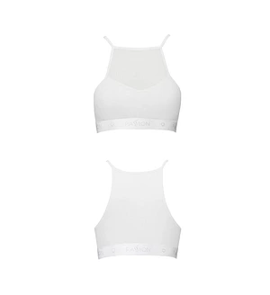 Спортивний топ з прозорою вставкою Passion PS006 TOP , white