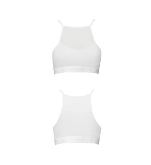 Спортивний топ з прозорою вставкою Passion PS006 TOP , white