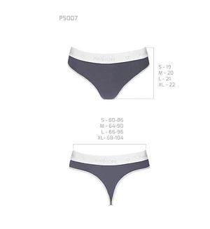 Спортивні трусики-стрінги Passion PS007 PANTIES , dark