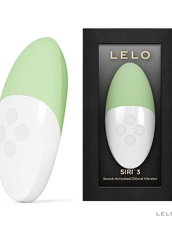 Музичний вібратор для клітора LELO SIRI 3 Green, вібрації в ритмі звуків без смартфона