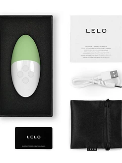 Музичний вібратор для клітора LELO SIRI 3 Green, вібрації в ритмі звуків без смартфона