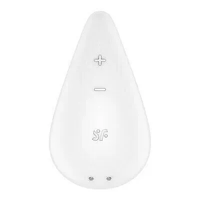 Вібратор для зовнішньої стимуляції Satisfyer Dew Drop Blue, 2 мотори, 12 режимів, м’який корпус