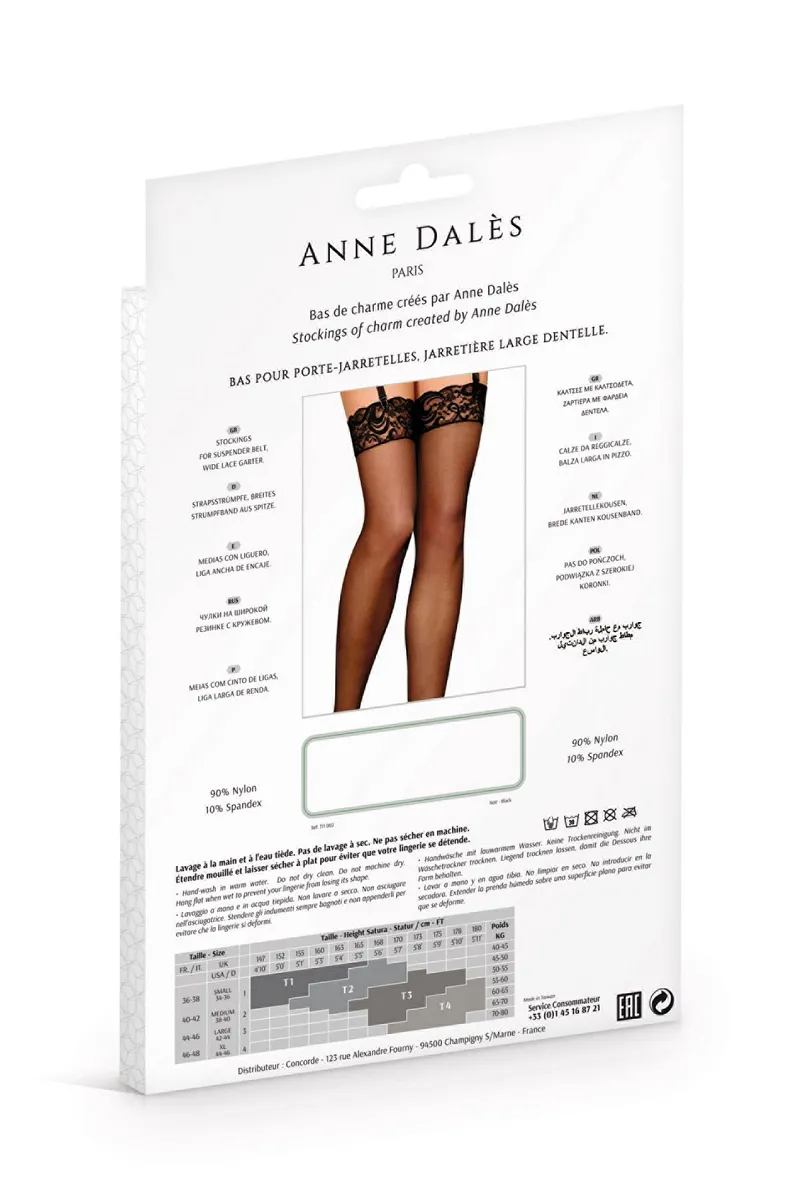 Панчохи Anne De Ales BRUNA Black
