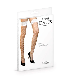 Панчохи в крупну сітку Anne De Ales ERICA White