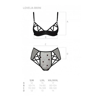 Еротичний комплект з малюнком Passion LOVELIA BIKINI