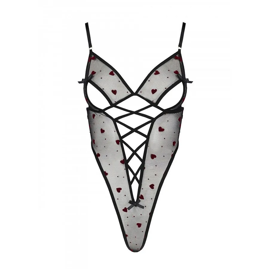 Еротичний боді з малюнком Passion LOVELIA BODY , black