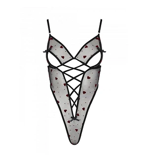 Еротичний боді з малюнком Passion LOVELIA BODY , black