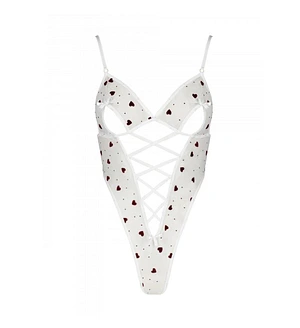 Еротичний боді з малюнком Passion LOVELIA BODY , white