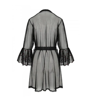 Повітряний пеньюар Passion LOVELIA PEIGNOIR , black