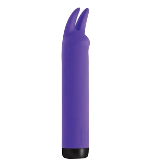 Вібратор S Pleasures Bullets Amethyst, фіолетовий, з двома відростками, 10 режимів, діаметр 2,8 см