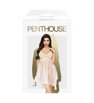 Бебі-дол з ажурним бралетом та асиметричним подолом Penthouse - Naughty Doll