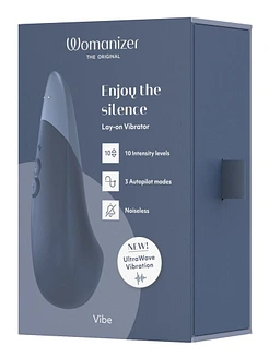 Мінівібратор Womanizer Vibe Dark Blue, 3 авторежими + 10 рівнів інтенсивності